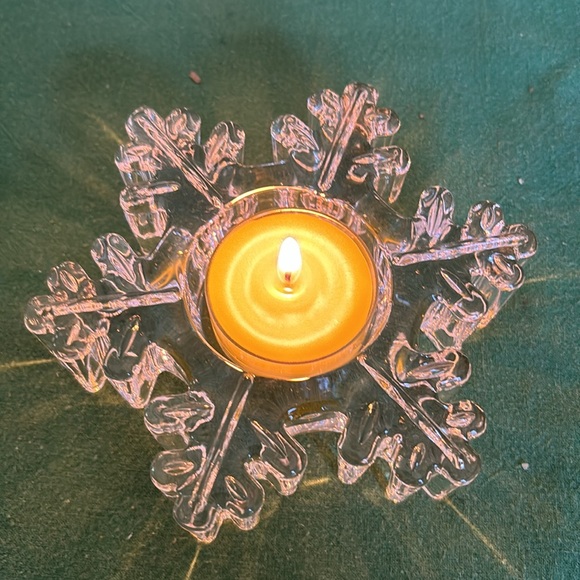 Partylite Snowflake tea light holder - Picture 4 of 4